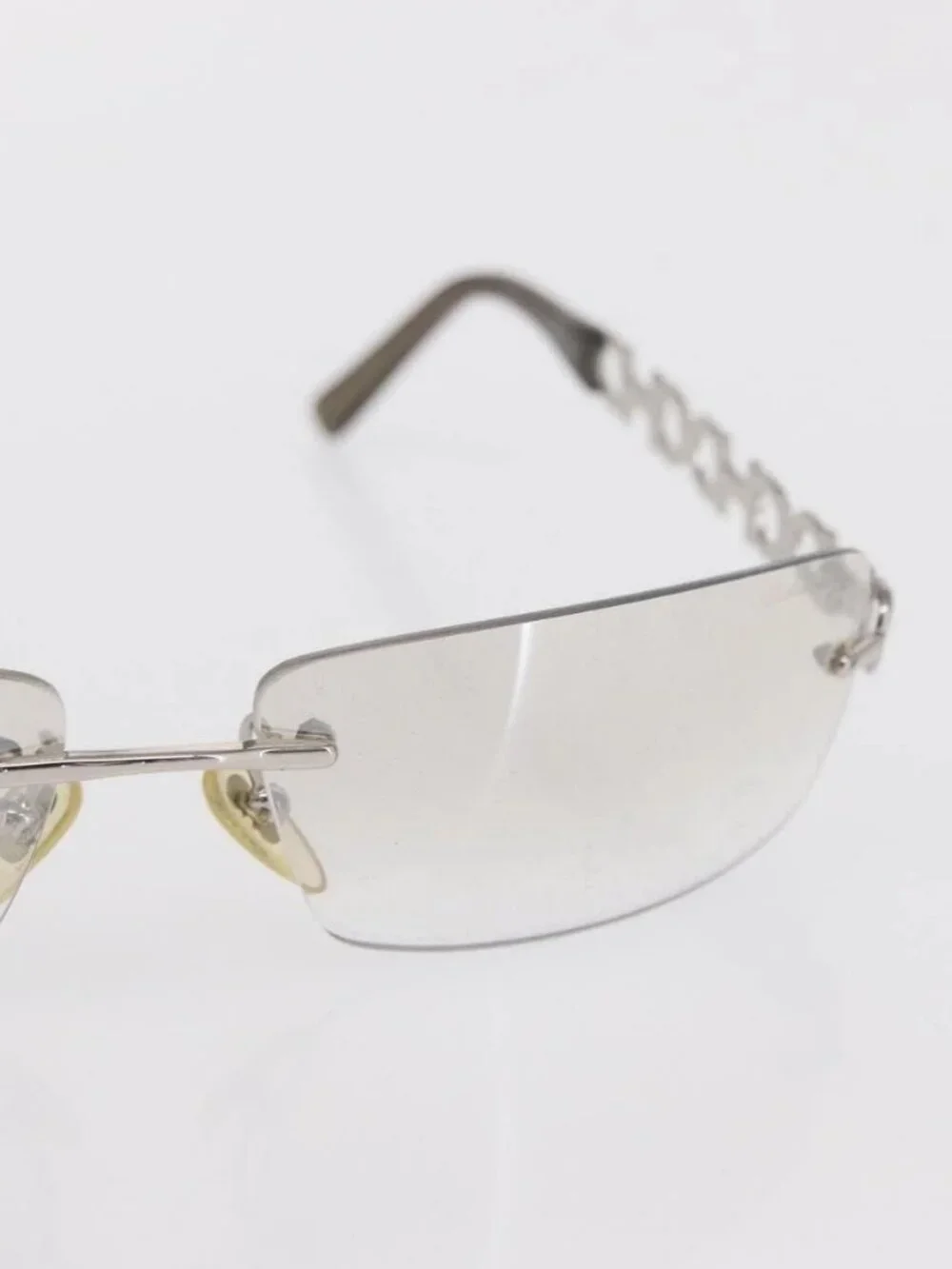 Salvatore Ferragamo Sunglasses metal Silver Auth bs32759